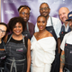 (l-r) Chef Jerome Grant, Pastry Chef Ilma Lopez, Heaven Hills Distillery Brand Educator Lynn House, 2019 James Beard Award nominee Chef Mashama Bailey, Iconoclast Dinner Experience creator and curator Dr. Lezli Levene Harvell, Chef Gregory Gourdet, Viking Brand Ambassador and Middleby Residential Creative Director Chef Jamie Laurita, and Chef Gabriel Hernández Febo pose at the IDE All-Star Culinary Bash on Saturday, May 4 in Chicago, Il.